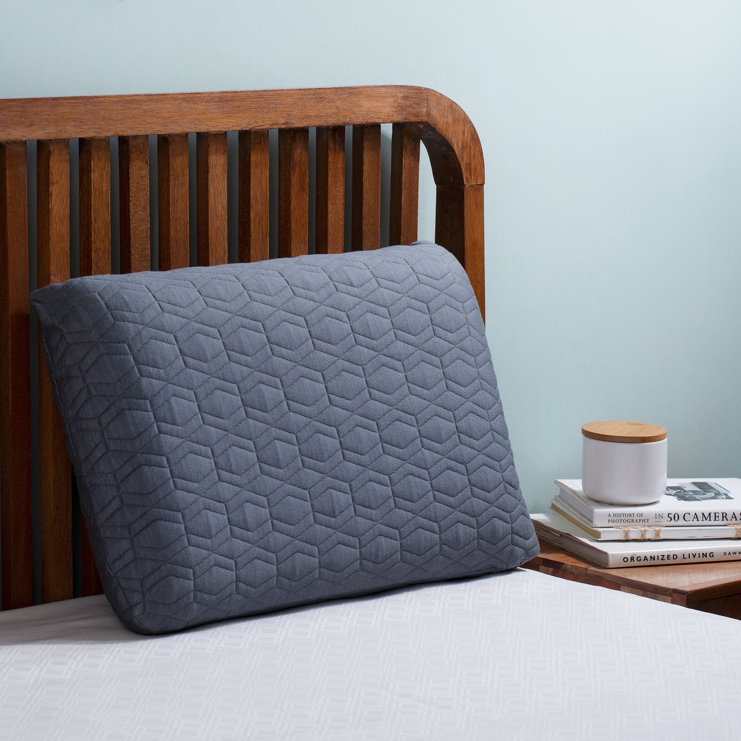 Palmer - Bed Pillow - Regular- Grey